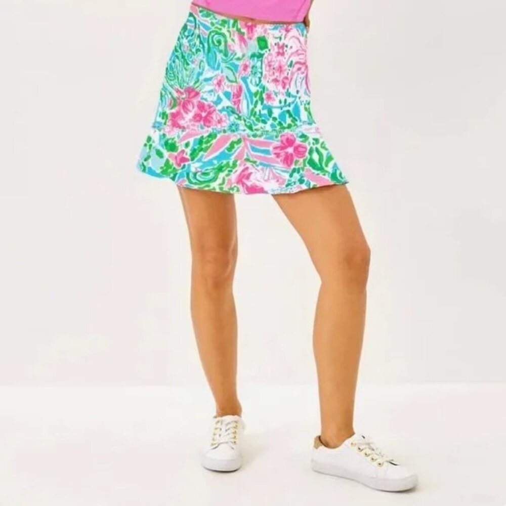 NWT LILLY PULITZER  LUXLETIC ZADORA SKORT, SZ XLARGE